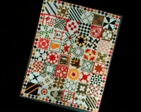 Sampler Quilt with Santa Claus printed square Maker unknown c. 1880 Photo by Geoffrey Carr Formerly in the collection of Shelly Zegart
