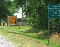 Gee\'s Bend Ferry sign Courtesy Joe Cunningham and Julie Silber