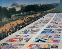 Aids Quilt Project on the Mall Washington, DC Public domain