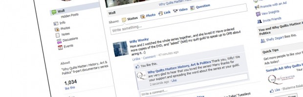Why Quilts Matter: History, Art & Politics on Facebook
