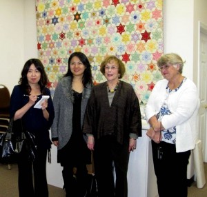 Vistors from Japan in Louisville's Quilt Shoppe