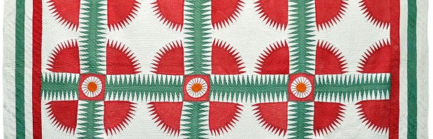 New York Beauty pieced quilt, unknown maker, c. 1850, Kentucky. Photo by Bill Volckening