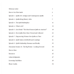 Why Quilts Matter - Discussion Guide - Table of Contents