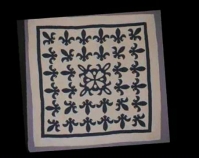 Fleur de Lis Quilt Sara Miller c. 1900 Cotton 82 ½ " x 82 ½ " From Always There: The African - America n Presence in American Quilts The Kentucky Quilt Project Archives University of Louisvill e Archives & Records Center Louisville, Kentucky louisville.edu/library/archives