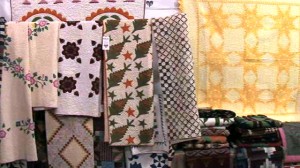 Quilt Booth - Heart of Country Antique Show, Nashville TN