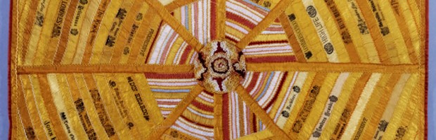 Cigar Band Quilt - Maker unknown (c. 1880-1890)