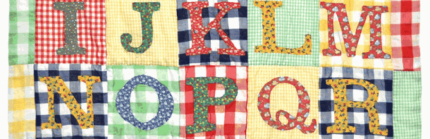 Alphabet Quilt - Back to School, by Bill Volckening